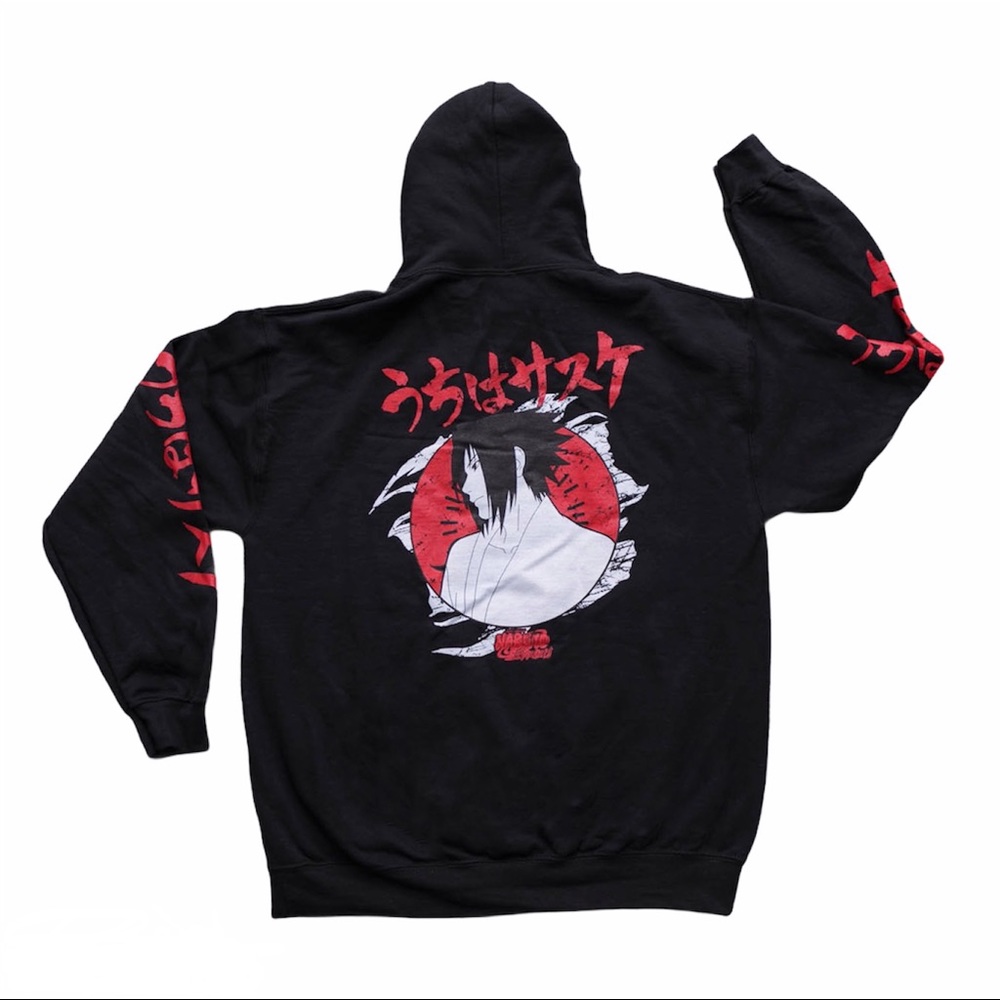 Naruto Shippuden Sasuke Uchiha Sharingan hoodie